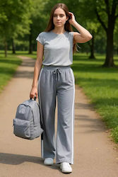 Flower Sweatpants Gray Flower Sweatpants Gray