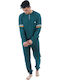 Dustin Men's Winter Pajamas Set Cypress Green