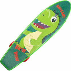 Action One Complete Penny Board T-rex 53x14.5cm Green
