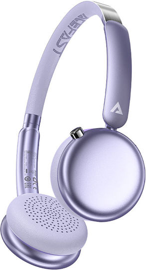 Acefast H8 Ασύρματα Bluetooth On Ear Ακουστικά με 60 ώρες Λειτουργίας Μωβ