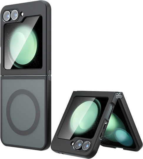 Techsuit Purefrost Magsafe Back Cover Σιλικόνης Μαύρο (Galaxy Z Flip6)