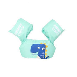 Children's Life Jacket Swim Wings Flippy Green Dragon Design