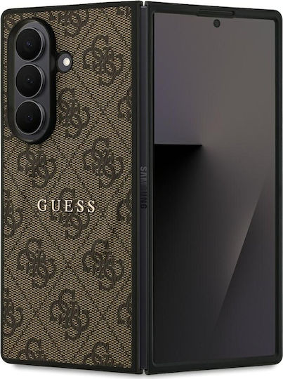 Guess Umschlag Rückseite Kunststoff / Silikon Braun (SAMSUNG Z Fold7, GUESS)