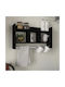 UnicUtil Wall Shelf 63.6x35x15cm Black