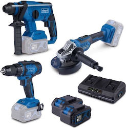 Scheppach Angle Percussive Drill Driver 20V