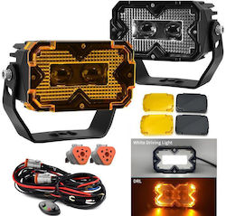 LED Hyundai Matrix Toyota Matrix Volkswagen Up 70W 12.7cm με Κίτρινο Φωτισμό 2τμχ