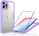 Techsuit ColorVerse 360 Full Cover Σιλικόνης Μωβ (Oppo A3 4g / A3 5g)