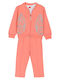 Kids Tracksuits With Jacket Orange 3 Pieces Butterflies