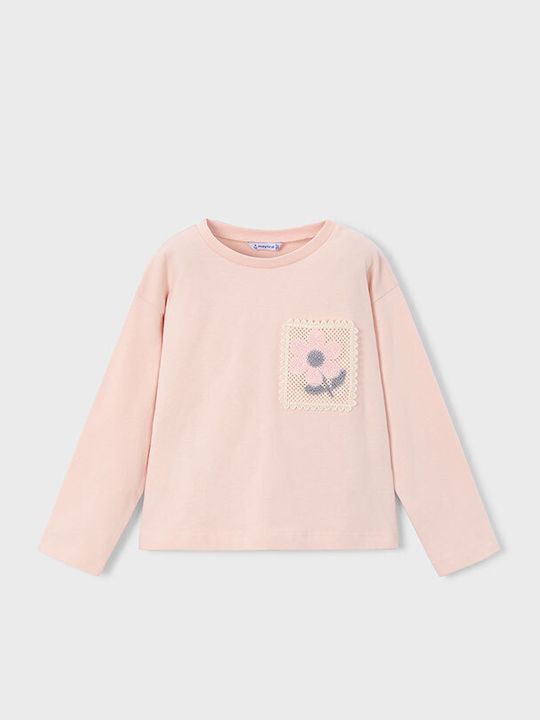 Mayoral Kids' Shirt Long Sleeve Pink