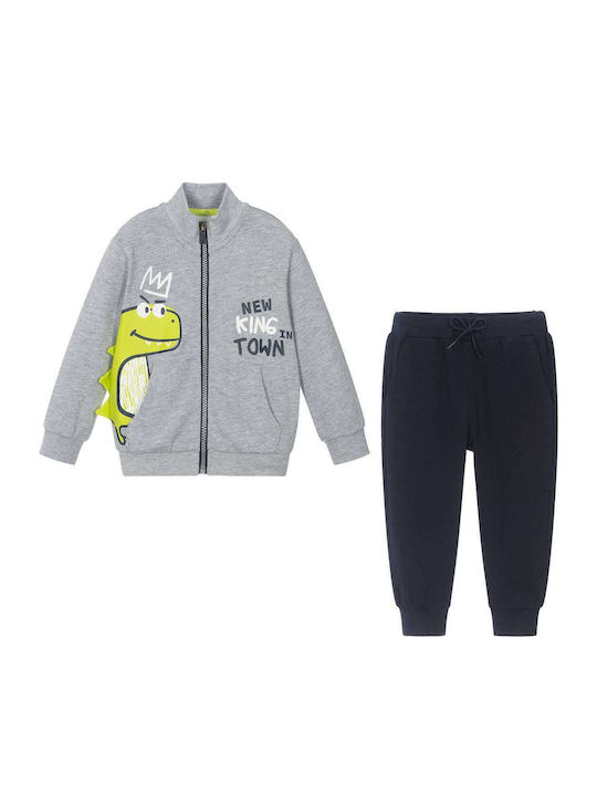 Kids Sweatpants Set Gray 2pcs
