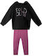 Kinderbekleidungsset mit Leggings Winter 2 Stück Schwarz Matt Magenza