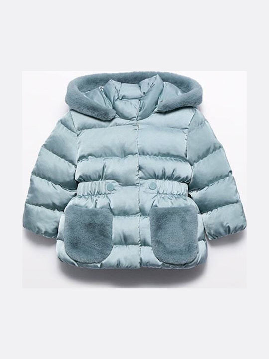 Abel & Lula Kids' Quilted Jacket Blue