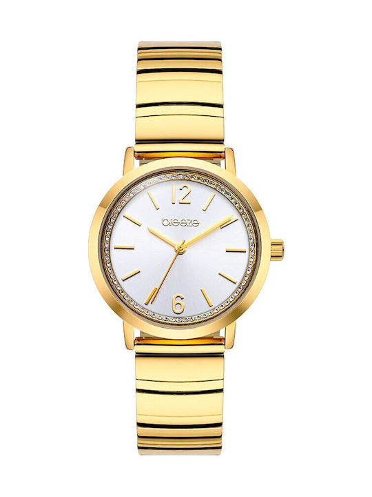 Breeze Women's Watch with Gold Metal Bracelet