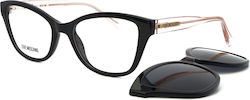 Love Moschino Prescription Eyeglass Frames Acetate Women's Tortoise Love Moschino Prescription Eyeglass Frames Acetate Women's Tortoise