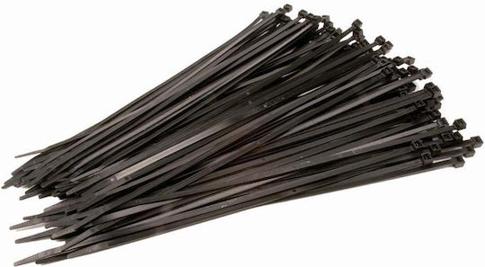 Sidirela Pack of 100pcs Black Plastic Cable Ties Ε-2518-1