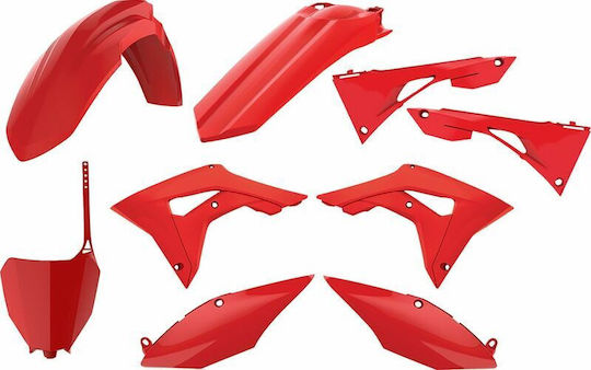 Polisport Σετ Πλαστικά Μοτοσυκλέτας για Honda CRF 250 Κόκκινο