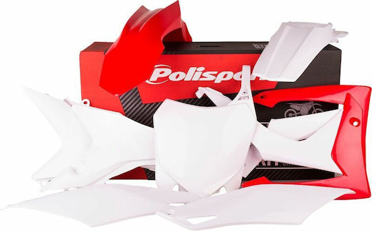 Polisport Σετ Πλαστικά Μοτοσυκλέτας για Honda CRF 250 Λευκό