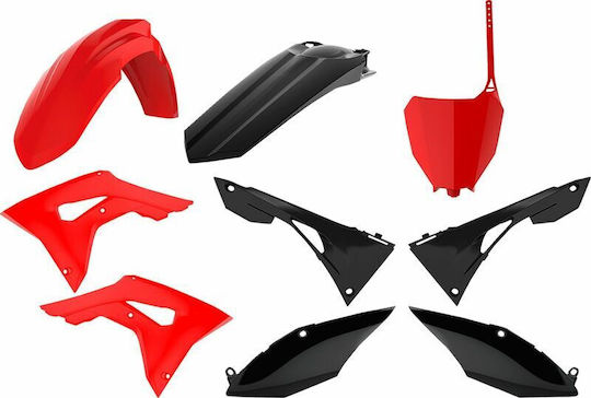 Polisport Set de Piese din Plastic pentru Motocicletă pentru Honda CRF 250 Negru 1buc