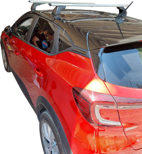 Nordrive Μπάρες Οροφής Αλουμινίου για Renault Captur 2019-2024 (Σετ με πόδια)