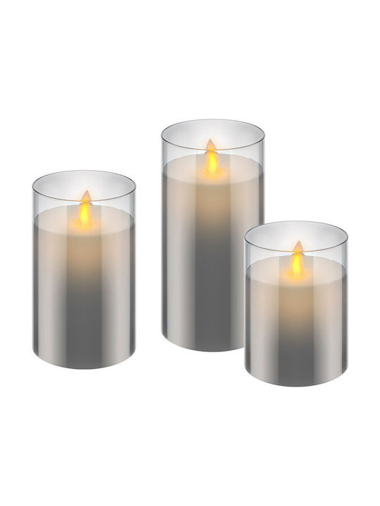 Goobay Decorative Lamp Wax Polish Gray 9pcs