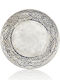 By Bone Plate Shallow made of Porcelain Gold with Diameter 27cm