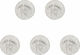 Hot Cams Hut Kopf Verschiedene Motorradmotor-Teile Diament 9,48 mm Dicke 2 95 mm 5er Pack Yamaha YZ 250 F 14-16 5 Stück