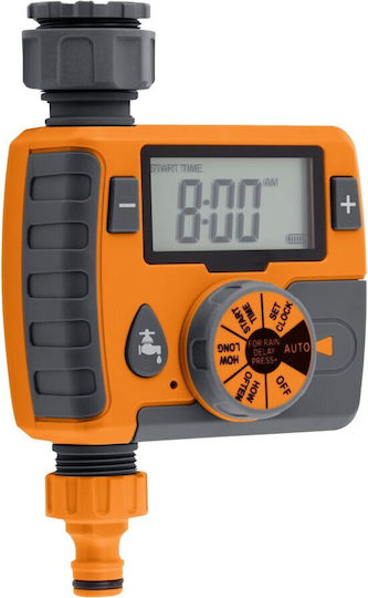 Ruris Dig612 – Digitaler LCD Bewässerungsprogrammierer 1-360 Min Timer G3/4 G1 Adapter