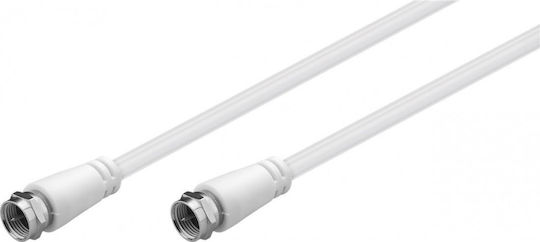Goobay Καλώδιο До Сателитен F-Connector мъжки - Мъжки F-конектор 1м (58814)