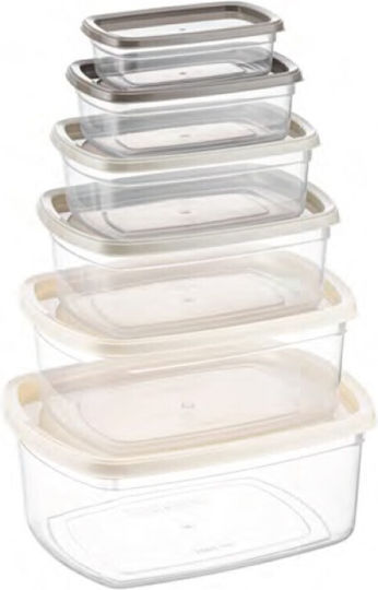 Viosarp Viosarp Set Mittagsboxen Kunststoff Transparente 6 Stück