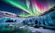 Olympus Diamond Painting "Beautiful Aurora Borealis North Pole" Mosaic "Beautiful Northern Lights North Pole" 40x30
