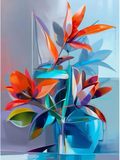 Olympus Diamond Painting "Flowers in a Vase" Mosaic "Flowers Vase" 50x40