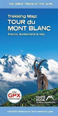 Tour Du Mont Trekking Map Andrew Mccluggage
