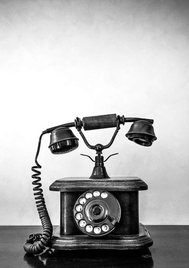 Olympus Diamond Painting "Vintage Candlestick Telephone" Mosaic "Retro Telephone Candlestick Rotor" 40x30