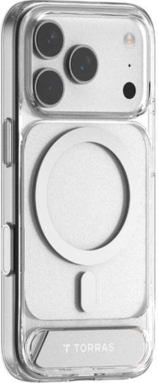 Torras Pstand Back Cover Σιλικόνης Διάφανο (iPhone 17 Pro)