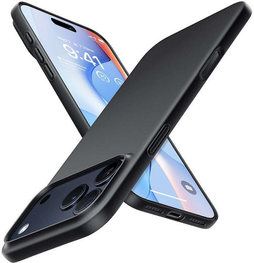 Torras SlimFit Rückseite Kunststoff / Silikon 0.75mm Schwarz (iPhone 18 Pro Max / 17 Pro Max)