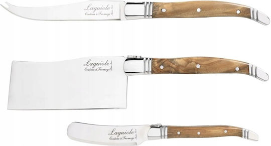 Laguiole Knife Set from Stainless Steel 3pcs