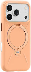 Torras Ostand Q3 Silicone Orange Back Cover (iP...
