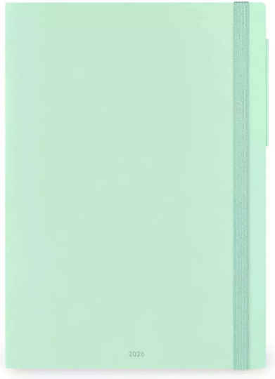 Legami 12-Month Weekly Diary Maxi 2026 19.5 X 26.5 cm Mint