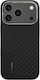 Armor Pro 360 Full Cover Aramid Fiber Silicone Black Mobile Phone Case Compatible with iPhone 17 Pro Max