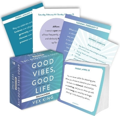 Good Vibes, Good Life Calendar 2026: Daily Inspiration For Living Your Best Life Vex King Hay House Uk Ltd