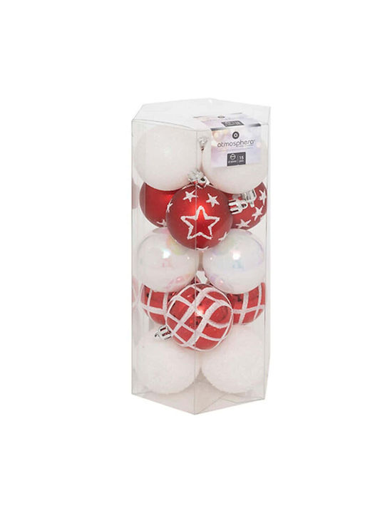 Hängendes Kugel Ornament Ornament Mehrfarbig 5cm Set 15Stück