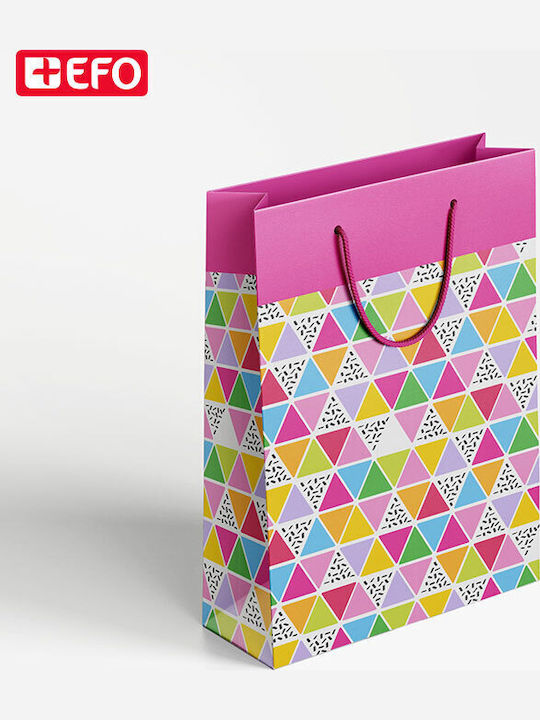 +Efo Tasche für Geschenke Bunt 23x32cm.