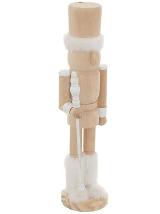 Atmosphera Nutcracker Christmas Nutcracker Wooden Beige Height 38cm