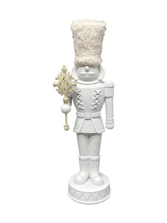 InTheBox Polyresin Christmas Nutcracker 37.5cm White