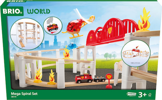 Brio Toys Set cu Trenuleț pentru 3+ ani+ Ani