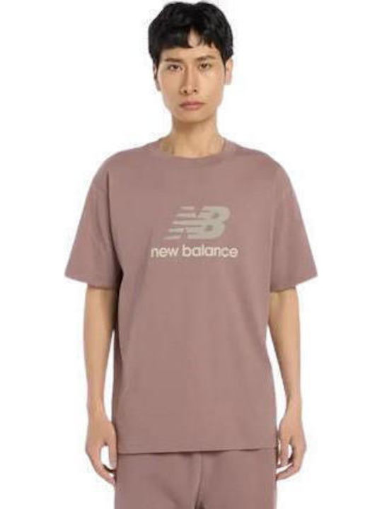 New Balance Athletics T-shirt Brown