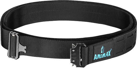 Ζώνη Επιχειρησιακή Amomax Molle Διπλή Black Xl