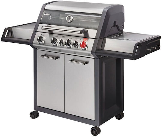 Enders Gas Grill with 4 pcs 3.5kW and Side Burner Infrared