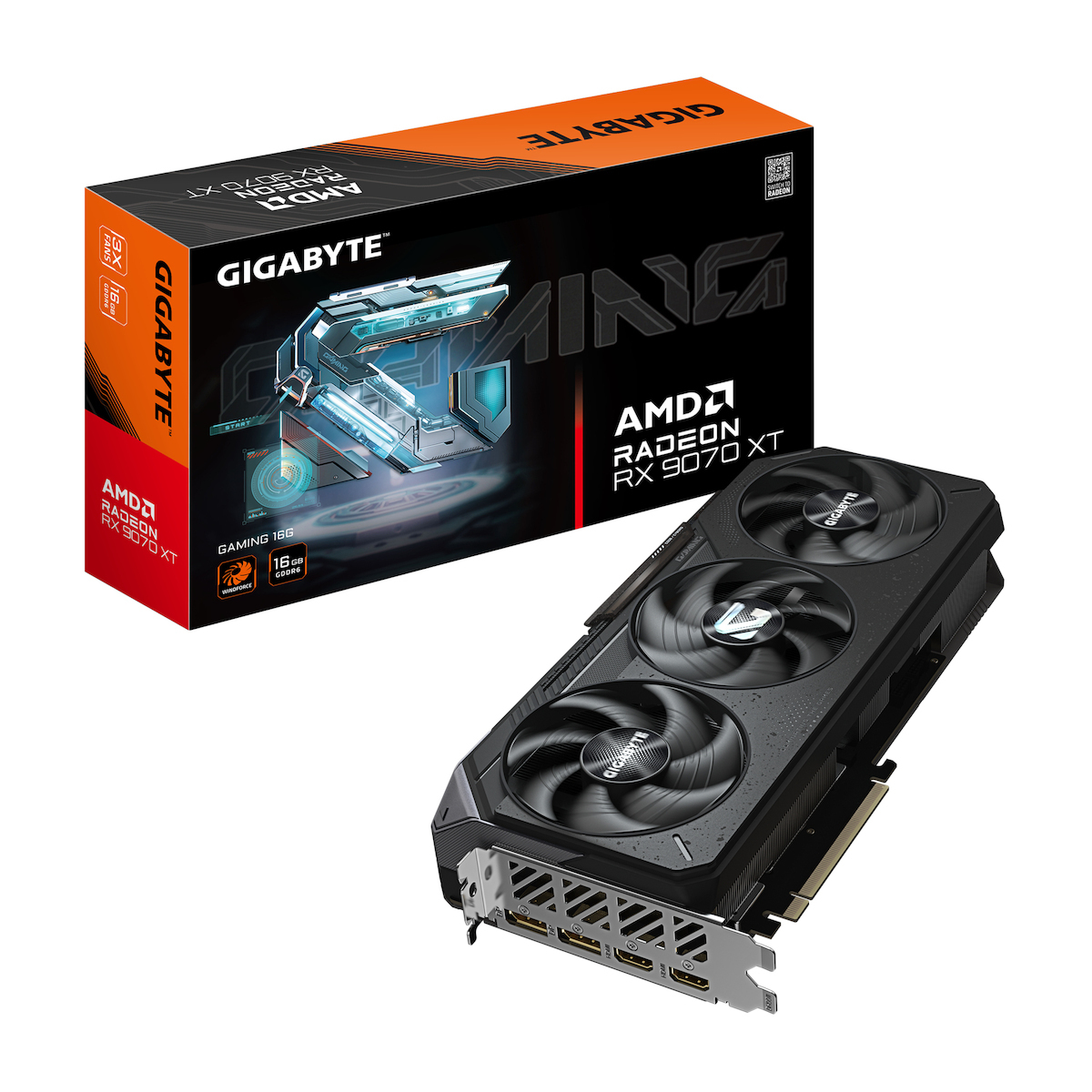 Gigabyte Radeon RX 9070 XT 16GB GDDR6 GAMING Κάρτα Γραφικών