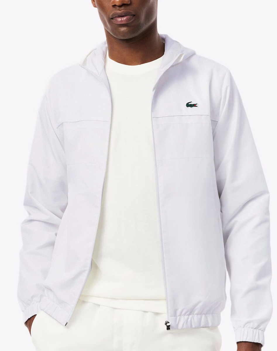Lacoste Athletic Jacket Waterproof White BH3466-Z92 | Skroutz.mt